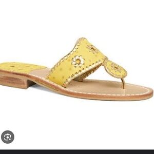 Jack Rogers yellow sandals